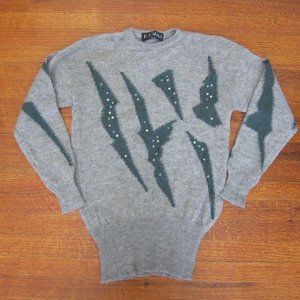 Vintage Escada Sequin Tunic Sweater